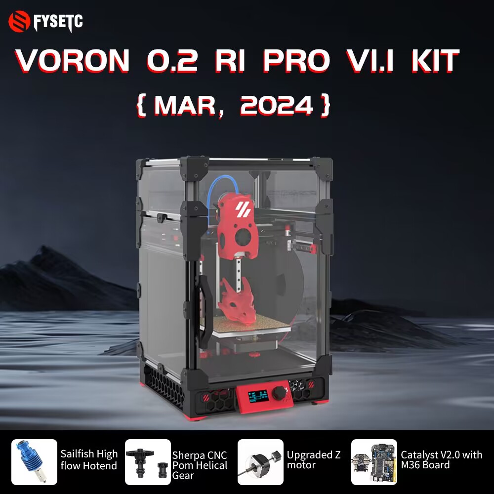 Corexy 3D Printer Kit - ชุดเครื่องพิมพ์สามมิติ Voron V0.2 R1 Corexy ความแม่นยำสูง