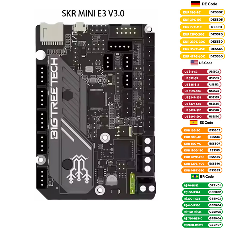 Corexy 3D Printer Kit - Bigtreetech skr V3.0 E3ขนาดเล็กมาเธอร์บอร์ด3D V2 E3ขนาดเล็ก